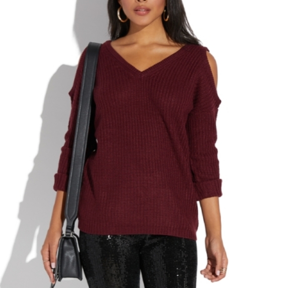 BURGUNDY SWEATER - Picture 3 of 7